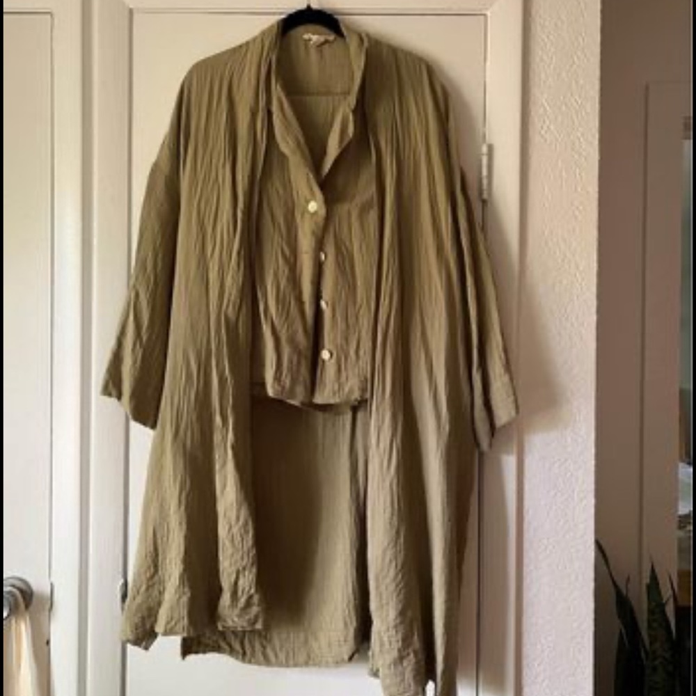 Madewell Double Gauze Lightestspun Robe, Pajama Pants, and Pajama Shirt!